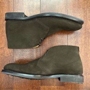 Charles Tyrwhitt Men's Brown Suede Lace-Up Boots, Size 10
